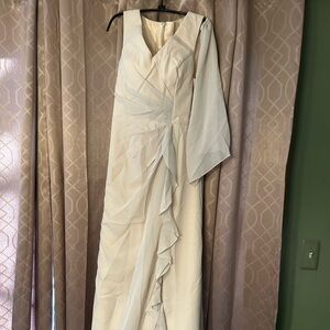 Elegant Cream Mother of the Bride Gown